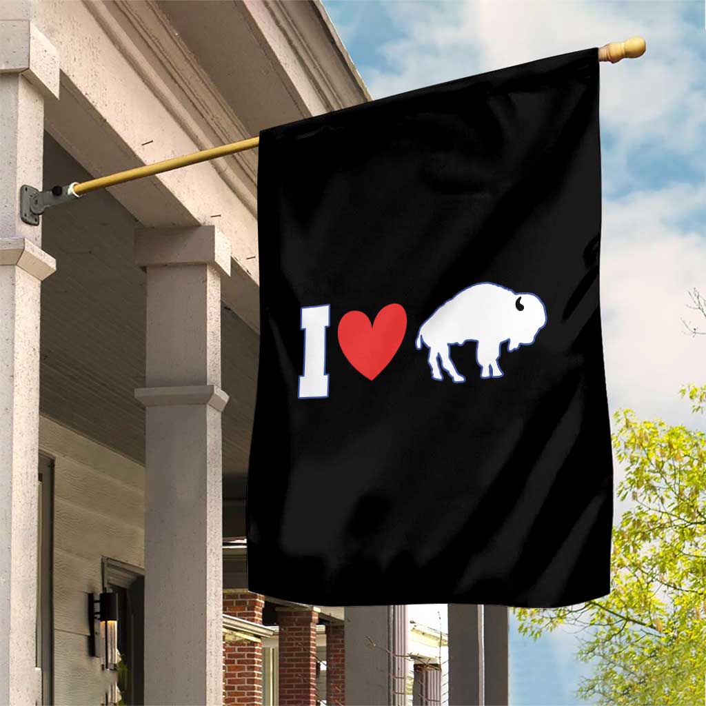 Vintage BF Garden Flag American I Love Bison TS10 Print Your Wear