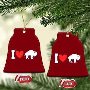 Vintage BF Ceramic Ornament American I Love Bison TS10 Print Your Wear