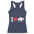 Vintage Buffalo Racerback Tank Top American I Love Bison TS10 Navy Print Your Wear