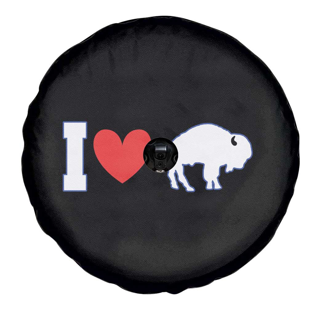 Vintage BF Spare Tire Cover American I Love Bison TS10 Print Your Wear