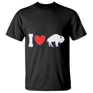 Vintage BF T Shirt American I Love Bison TS10 Black Print Your Wear
