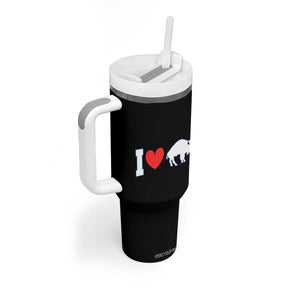 Vintage BF Tumbler With Handle American I Love Bison TS10 Print Your Wear