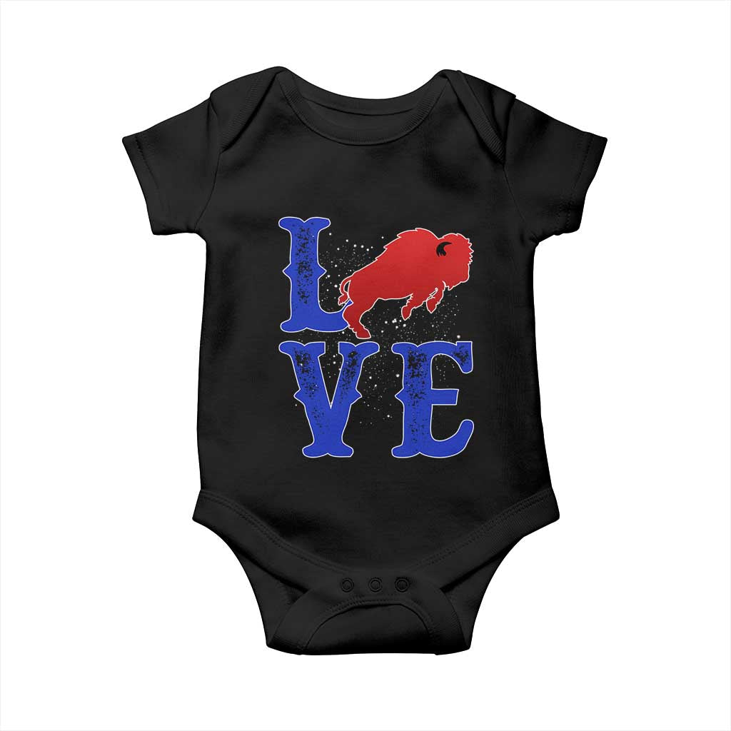 Let's Go Buffalo Baby Onesie WNY Pride Mafia Gift Wild American Bison Lovers TS10 Black Print Your Wear