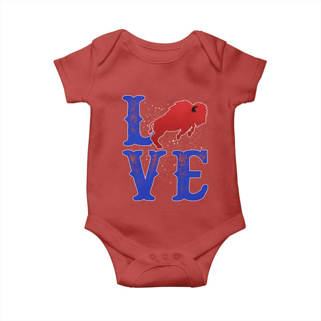 Let's Go Buffalo Baby Onesie WNY Pride Mafia Gift Wild American Bison Lovers TS10 Red Print Your Wear