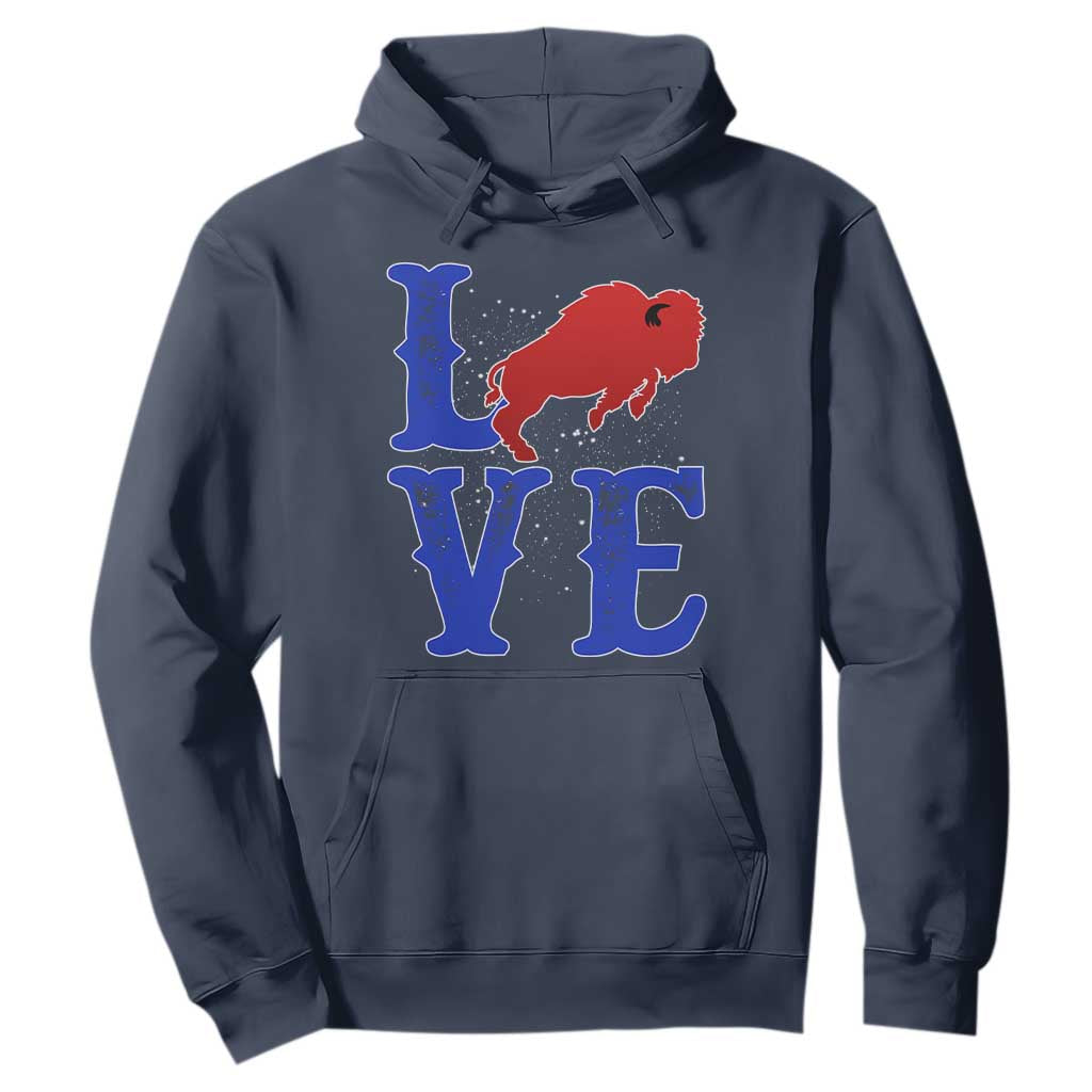 Let's Go BFB Hoodie WNY Pride Mafia Gift Wild American Bison Lovers TS10 Navy Print Your Wear