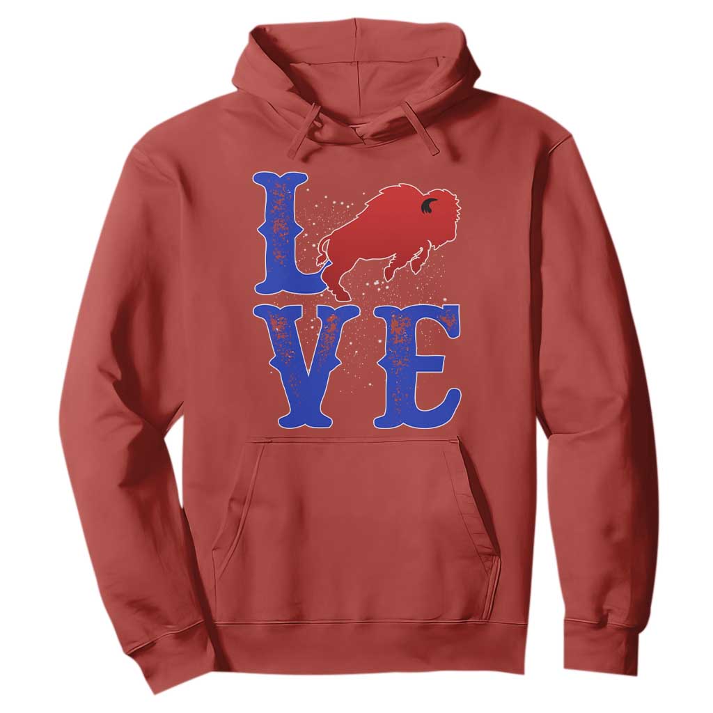 Let's Go BFB Hoodie WNY Pride Mafia Gift Wild American Bison Lovers TS10 Red Print Your Wear