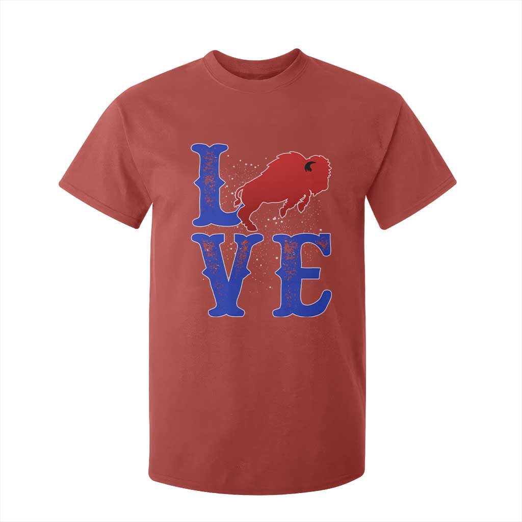 Let's Go Buffalo T Shirt For Kid WNY Pride Mafia Gift Wild American Bison Lovers TS10 Red Print Your Wear