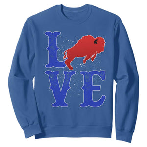 Let's Go BFB Sweatshirt WNY Pride Mafia Gift Wild American Bison Lovers TS10 Royal Blue Print Your Wear
