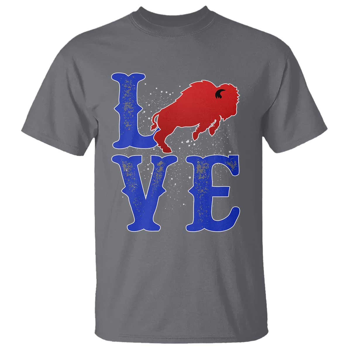 Let's Go Buffalo T Shirt WNY Pride Mafia Gift Wild American Bison Lovers TS10 Charcoal Print Your Wear