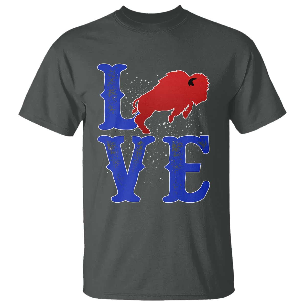 Let's Go Buffalo T Shirt WNY Pride Mafia Gift Wild American Bison Lovers TS10 Dark Heather Print Your Wear
