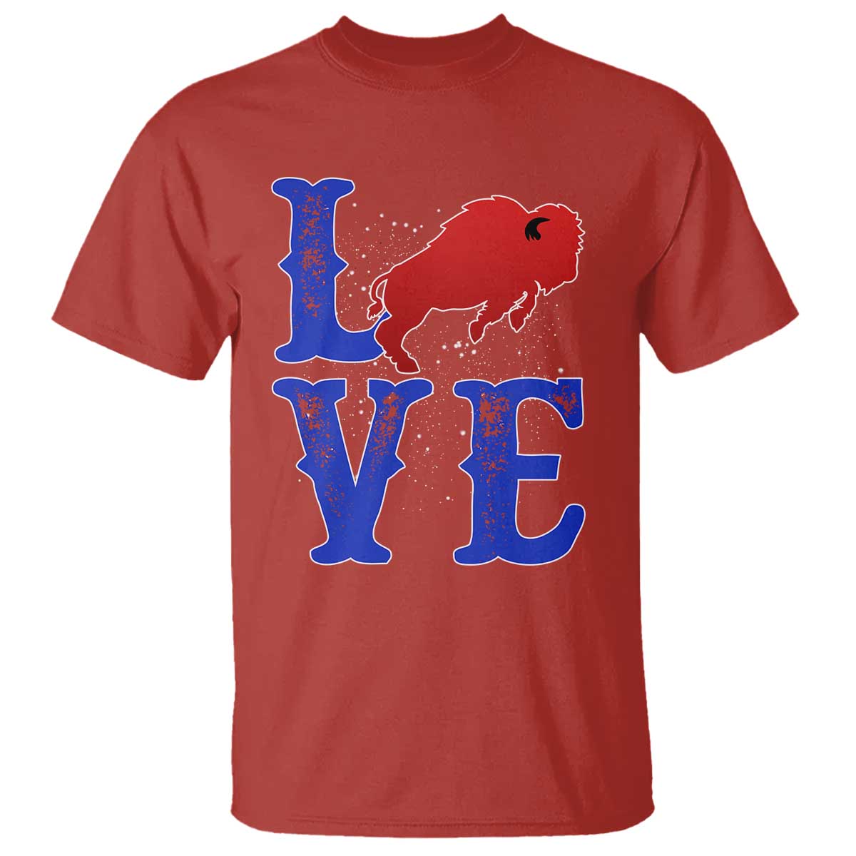 Let's Go Buffalo T Shirt WNY Pride Mafia Gift Wild American Bison Lovers TS10 Red Print Your Wear