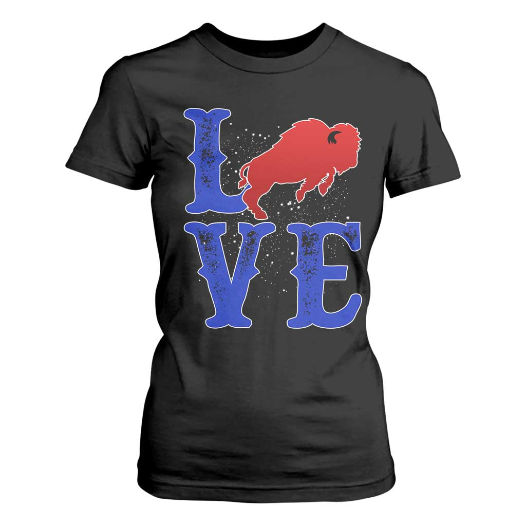 Let's Go Buffalo T Shirt For Women WNY Pride Mafia Gift Wild American Bison Lovers TS10 Black Print Your Wear