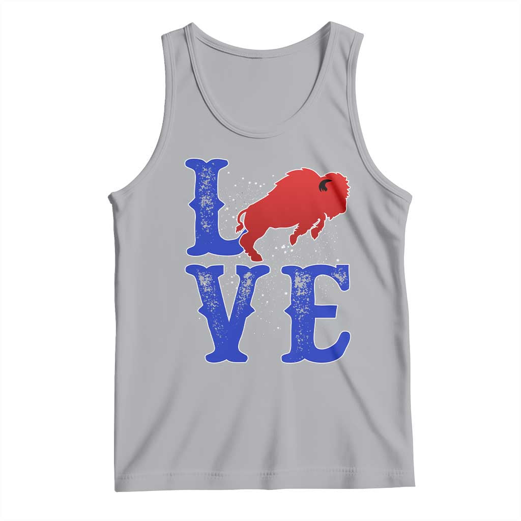 Let's Go BFB Tank Top WNY Pride Mafia Gift Wild American Bison Lovers TS10 Athletic Heather Print Your Wear