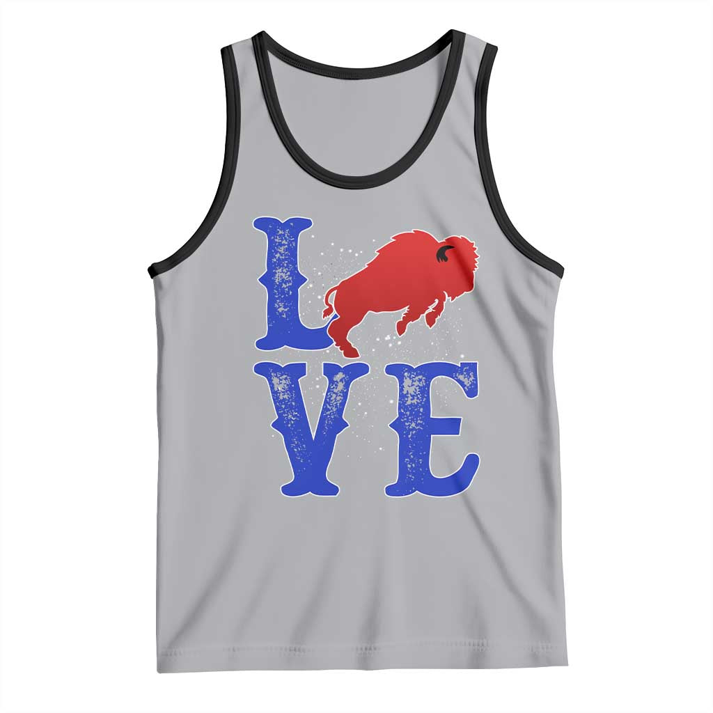 Let's Go BFB Tank Top WNY Pride Mafia Gift Wild American Bison Lovers TS10 Athletic Heather Black Print Your Wear