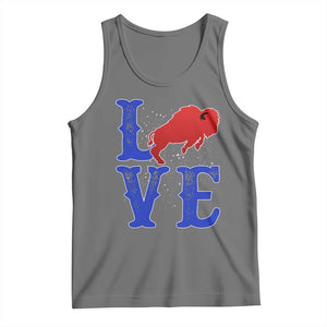 Let's Go BFB Tank Top WNY Pride Mafia Gift Wild American Bison Lovers TS10 Black Heather Print Your Wear