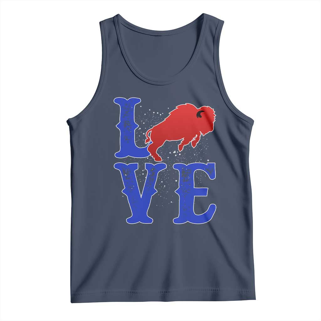 Let's Go BFB Tank Top WNY Pride Mafia Gift Wild American Bison Lovers TS10 Navy Print Your Wear