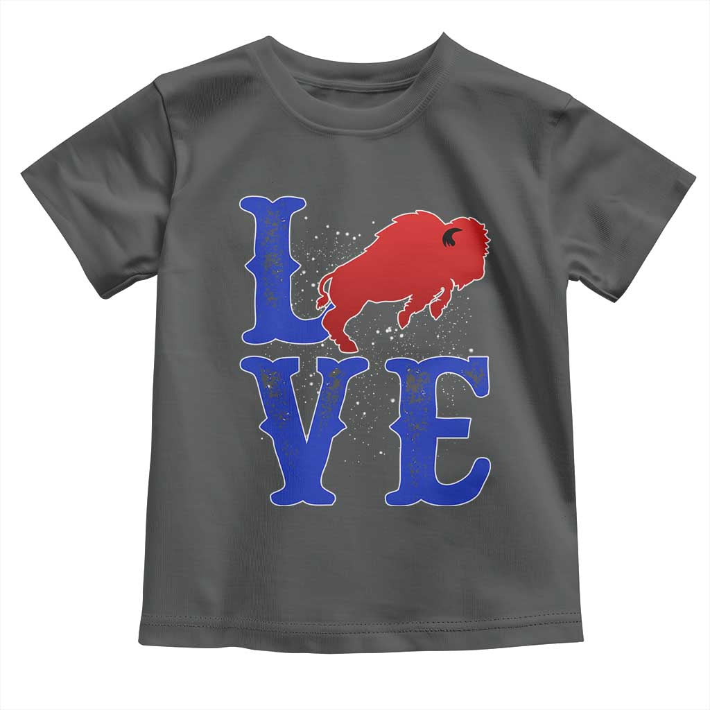 Let's Go BFB Toddler T Shirt WNY Pride Mafia Gift Wild American Bison Lovers TS10 Dark Heather Print Your Wear