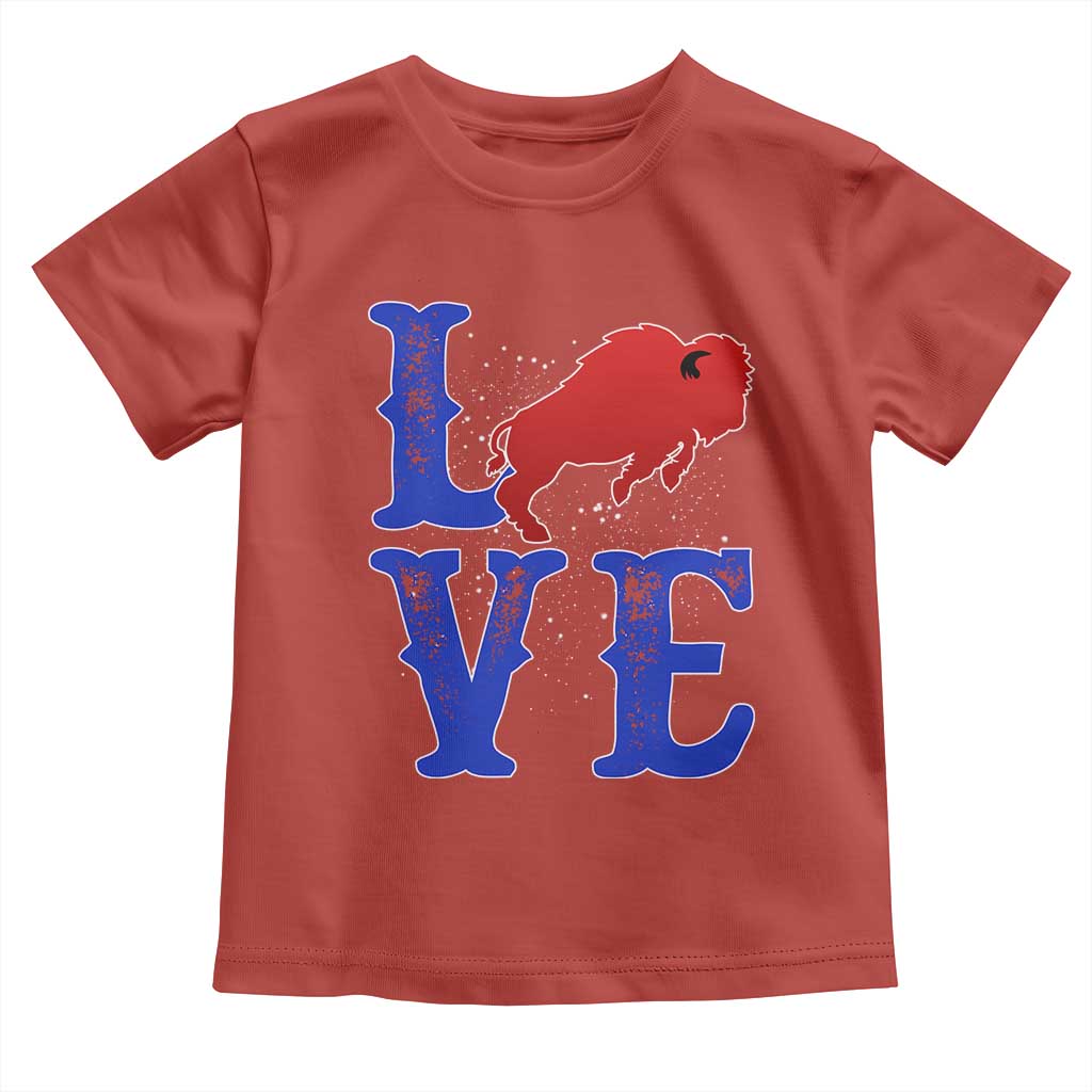 Let's Go BFB Toddler T Shirt WNY Pride Mafia Gift Wild American Bison Lovers TS10 Red Print Your Wear