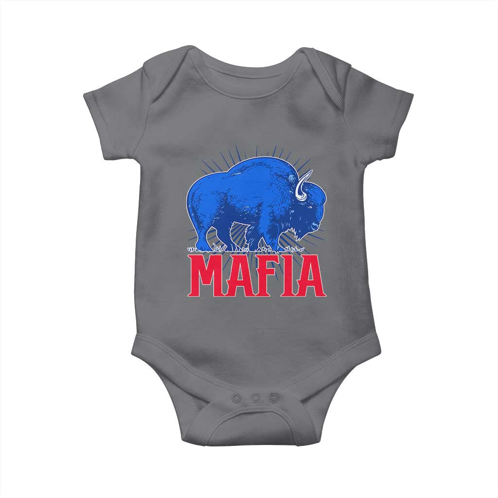 Let's Go Buffalo Baby Onesie Funny Mafia Gift WNY Pride TS10 Charcoal Print Your Wear