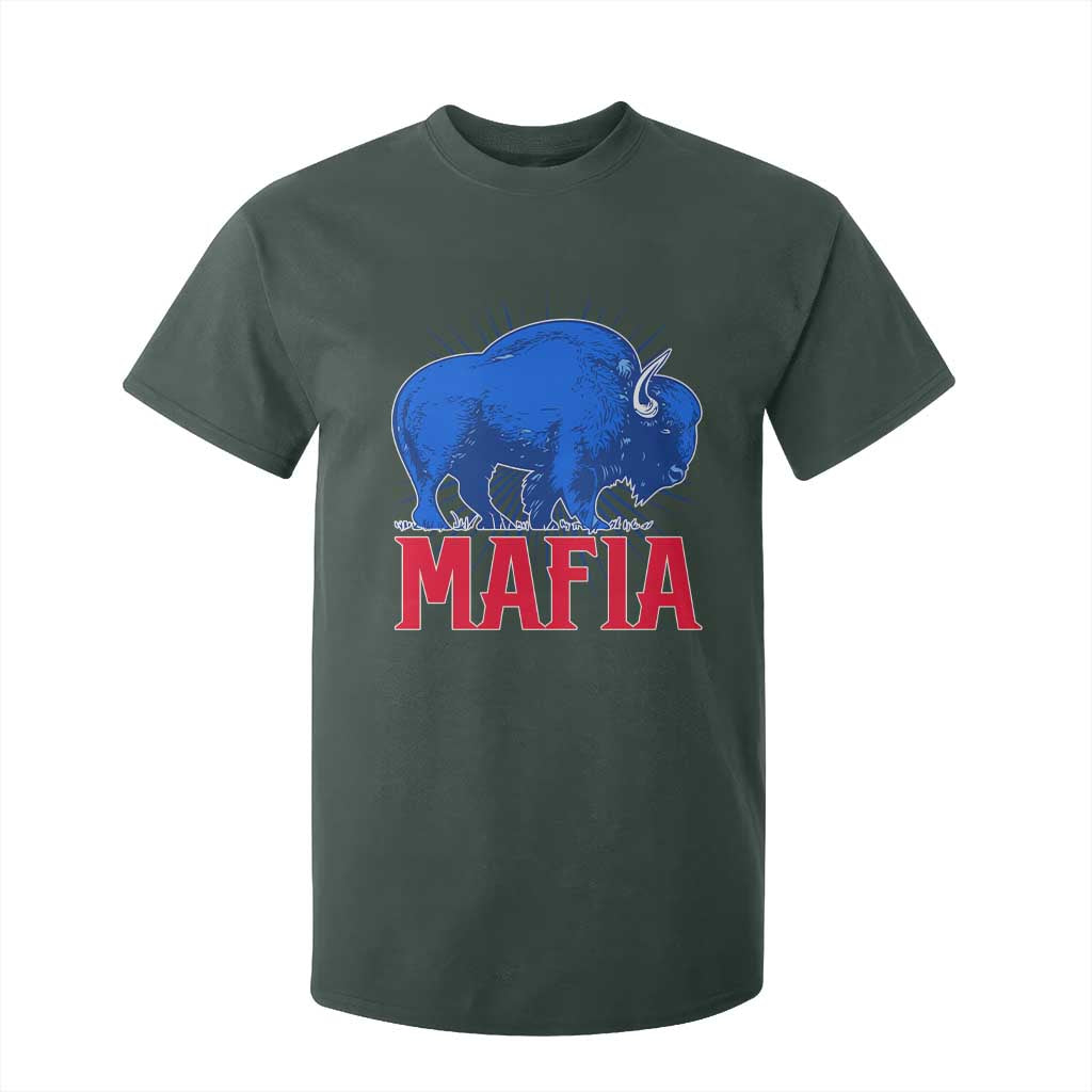 Let's Go Buffalo T Shirt For Kid Funny Mafia Gift WNY Pride TS10 Dark Forest Green Print Your Wear