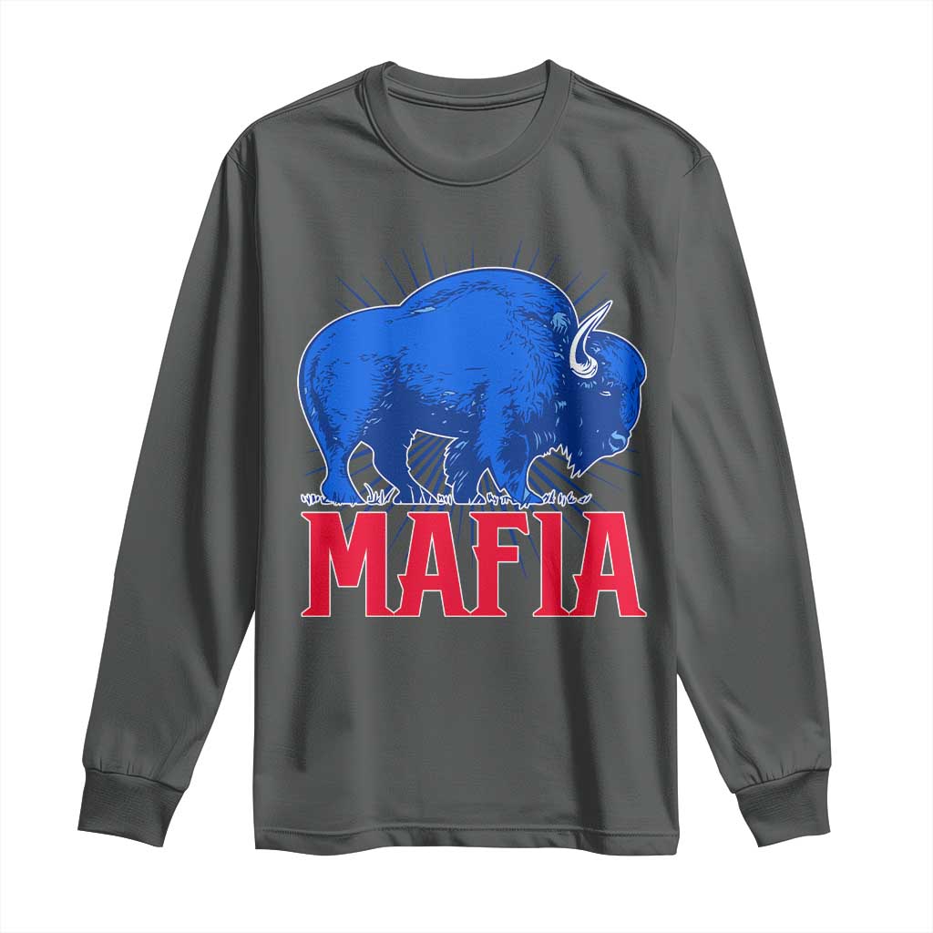 Let's Go BFB Long Sleeve Shirt Funny Mafia Gift WNY Pride TS10 Dark Heather Print Your Wear