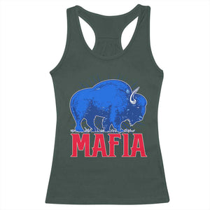 Let's Go BFB Racerback Tank Top Funny Mafia Gift WNY Pride TS10 Dark Forest Green Print Your Wear
