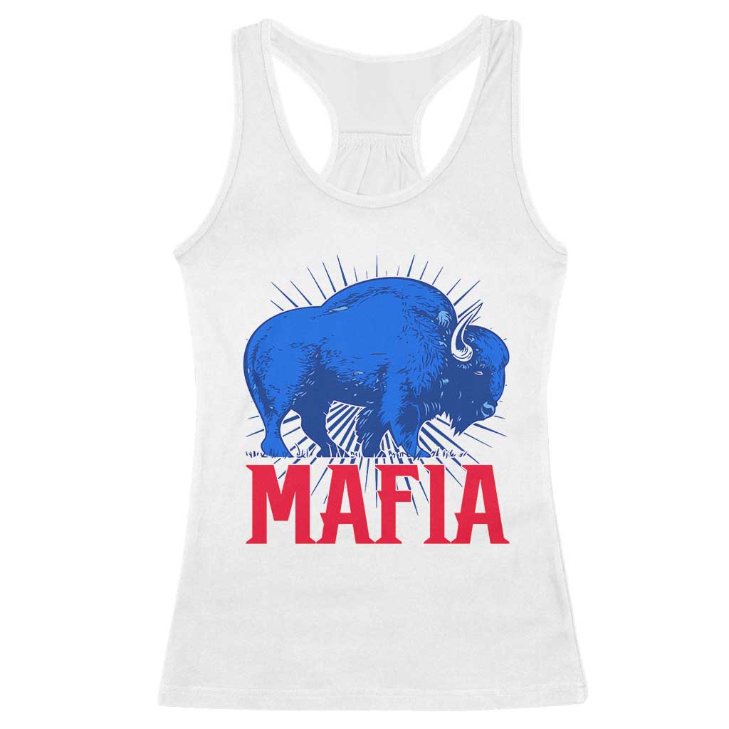 Let's Go BFB Racerback Tank Top Funny Mafia Gift WNY Pride TS10 White Print Your Wear