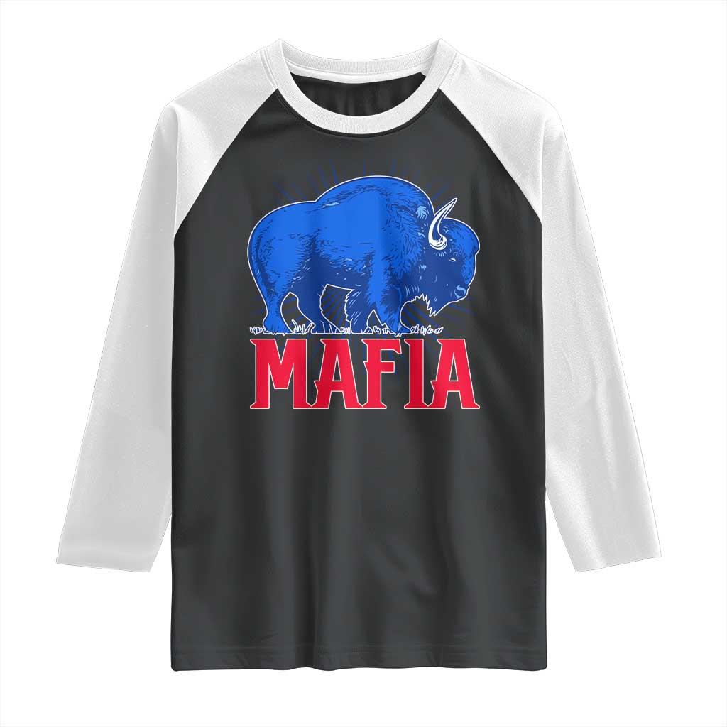 Let's Go Buffalo Raglan Shirt Funny Mafia Gift WNY Pride TS10 Black White Print Your Wear