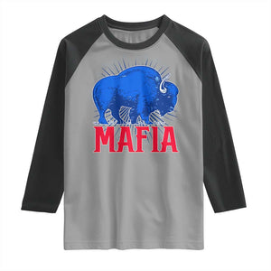 Let's Go Buffalo Raglan Shirt Funny Mafia Gift WNY Pride TS10 Sport Gray Black Print Your Wear
