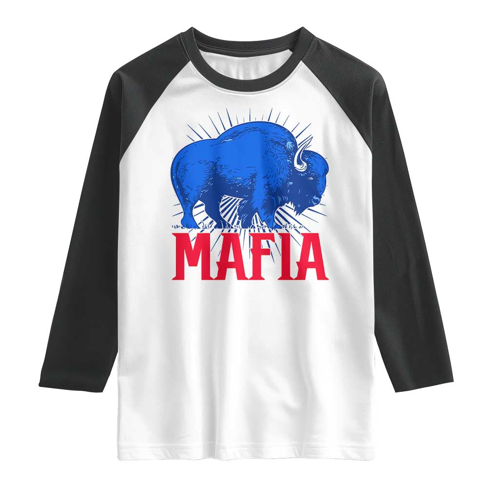 Let's Go BFB Raglan Shirt Funny Mafia Gift WNY Pride TS10 White Black Print Your Wear