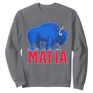 Let's Go Buffalo Sweatshirt Funny Mafia Gift WNY Pride TS10 Charcoal Print Your Wear