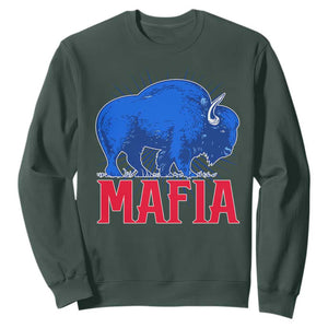 Let's Go Buffalo Sweatshirt Funny Mafia Gift WNY Pride TS10 Dark Forest Green Print Your Wear