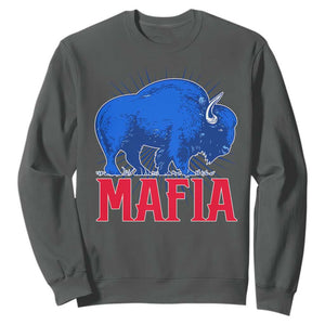 Let's Go Buffalo Sweatshirt Funny Mafia Gift WNY Pride TS10 Dark Heather Print Your Wear