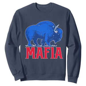 Let's Go Buffalo Sweatshirt Funny Mafia Gift WNY Pride TS10 Navy Print Your Wear