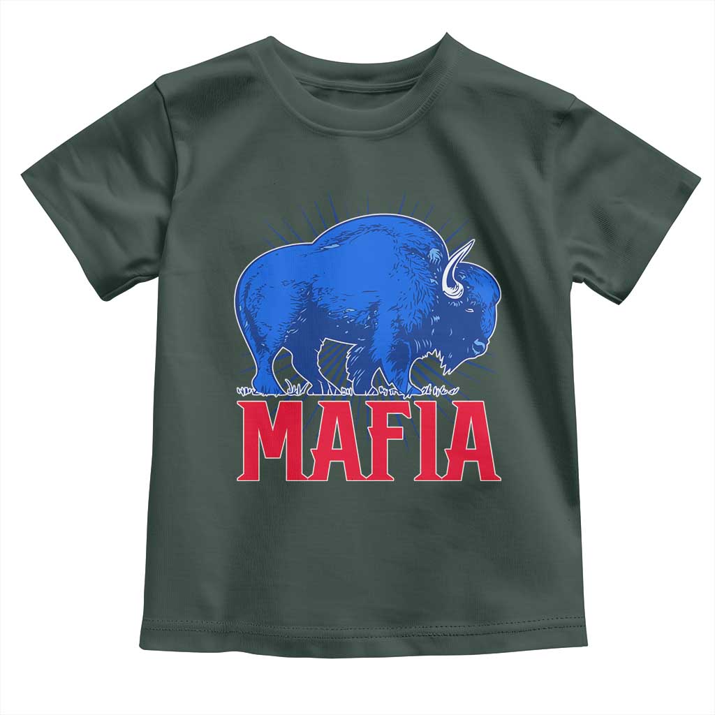 Let's Go Buffalo Toddler T Shirt Funny Mafia Gift WNY Pride TS10 Dark Forest Green Print Your Wear
