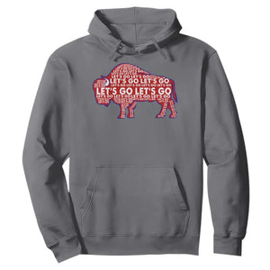 Let's Go Buffalo Hoodie WNY Pride Fan Apparel TS10 Charcoal Print Your Wear