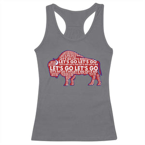 Let's Go Buffalo Racerback Tank Top WNY Pride Fan Apparel TS10 Charcoal Print Your Wear