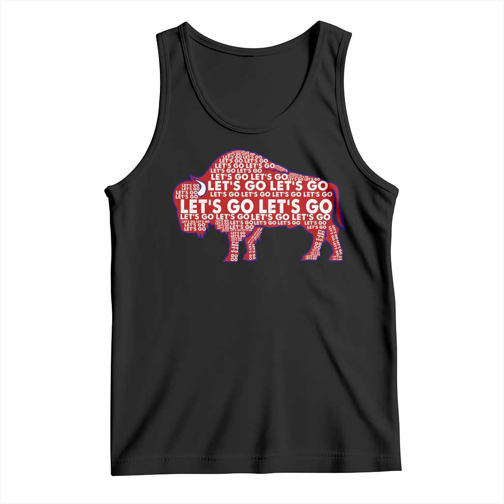 Let's Go BFB Tank Top WNY Pride Fan Apparel TS10 Black Print Your Wear
