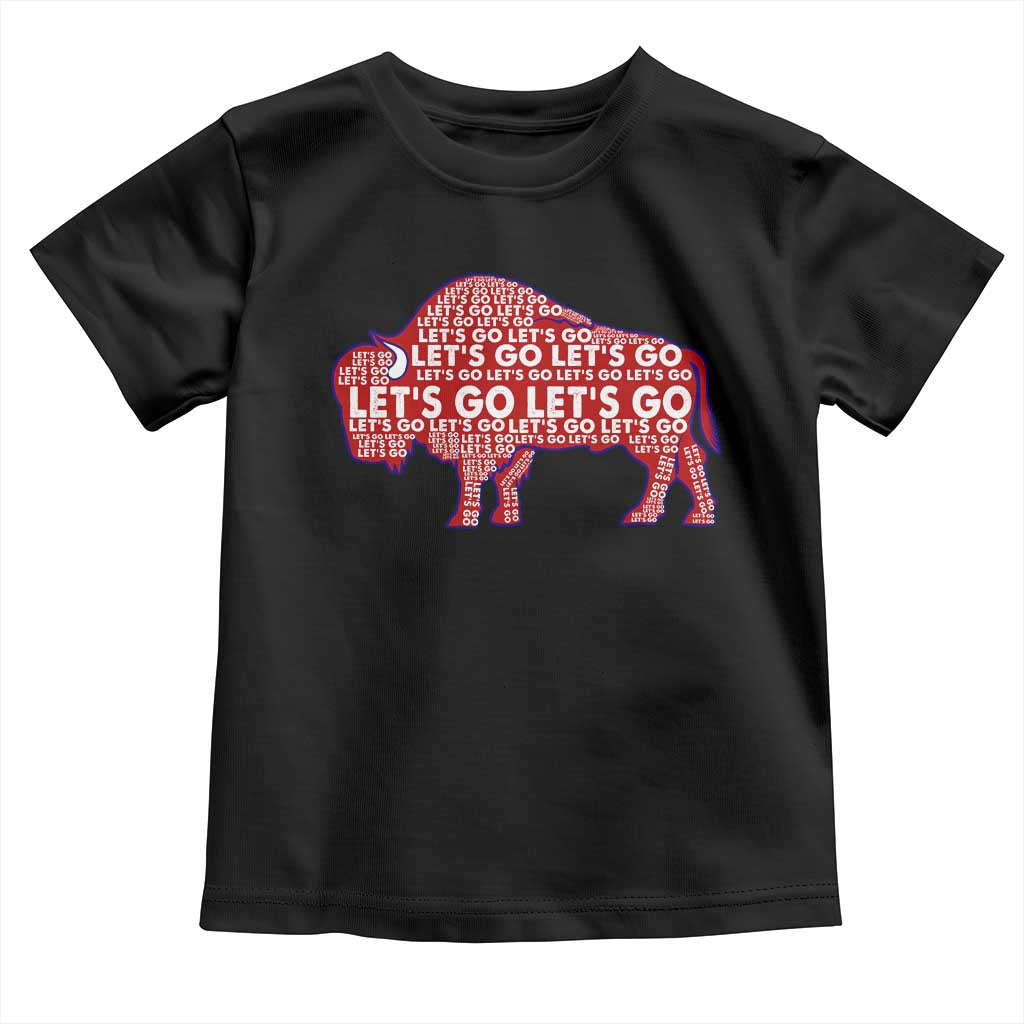 Let's Go BFB Toddler T Shirt WNY Pride Fan Apparel TS10 Black Print Your Wear