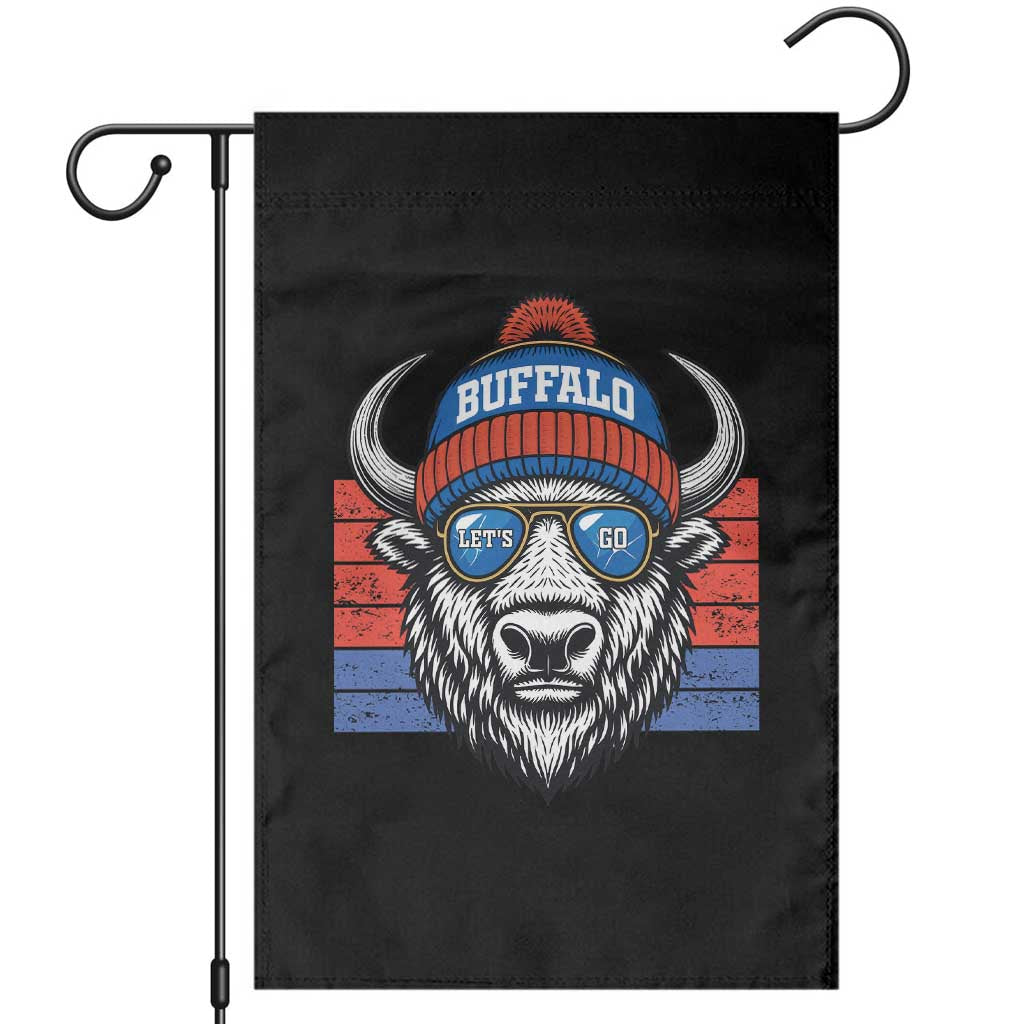 Buffalo Football Garden Flag Vintage 90s Bill Fan Game Day TS10 Black Print Your Wear