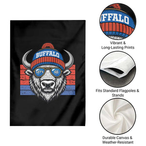 Buffalo Football Garden Flag Vintage 90s Bill Fan Game Day TS10 Print Your Wear