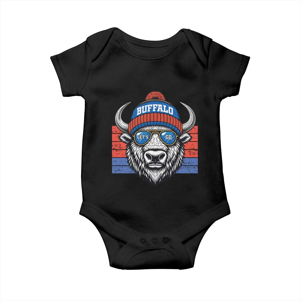 Buffalo Football Baby Onesie Vintage 90s Bill Fan Game Day TS10 Black Print Your Wear
