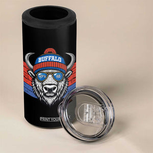 Buffalo Football 4 in 1 Can Cooler Tumbler Vintage 90s Bill Fan Game Day TS10 Print Your Wear