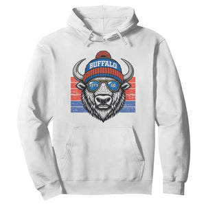 Buffalo Football Hoodie Vintage 90s Bill Fan Game Day TS10 White Print Your Wear