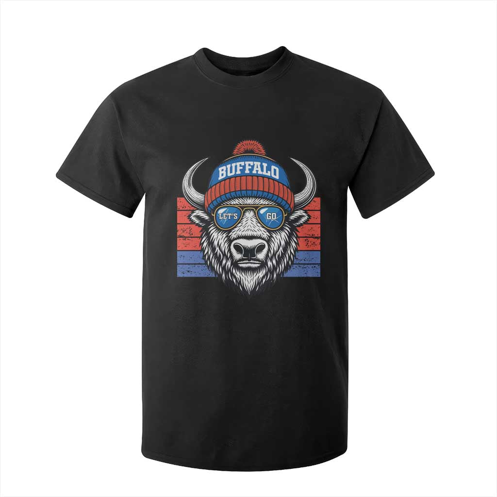 Buffalo Football T Shirt For Kid Vintage 90s Bill Fan Game Day TS10 Black Print Your Wear