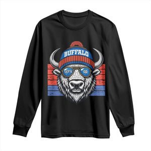 Buffalo Football Long Sleeve Shirt Vintage 90s Bill Fan Game Day TS10 Black Print Your Wear