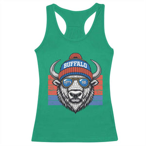 BFB Football Racerback Tank Top Vintage 90s Sports Fan Game Day TS10 Irish Green Print Your Wear