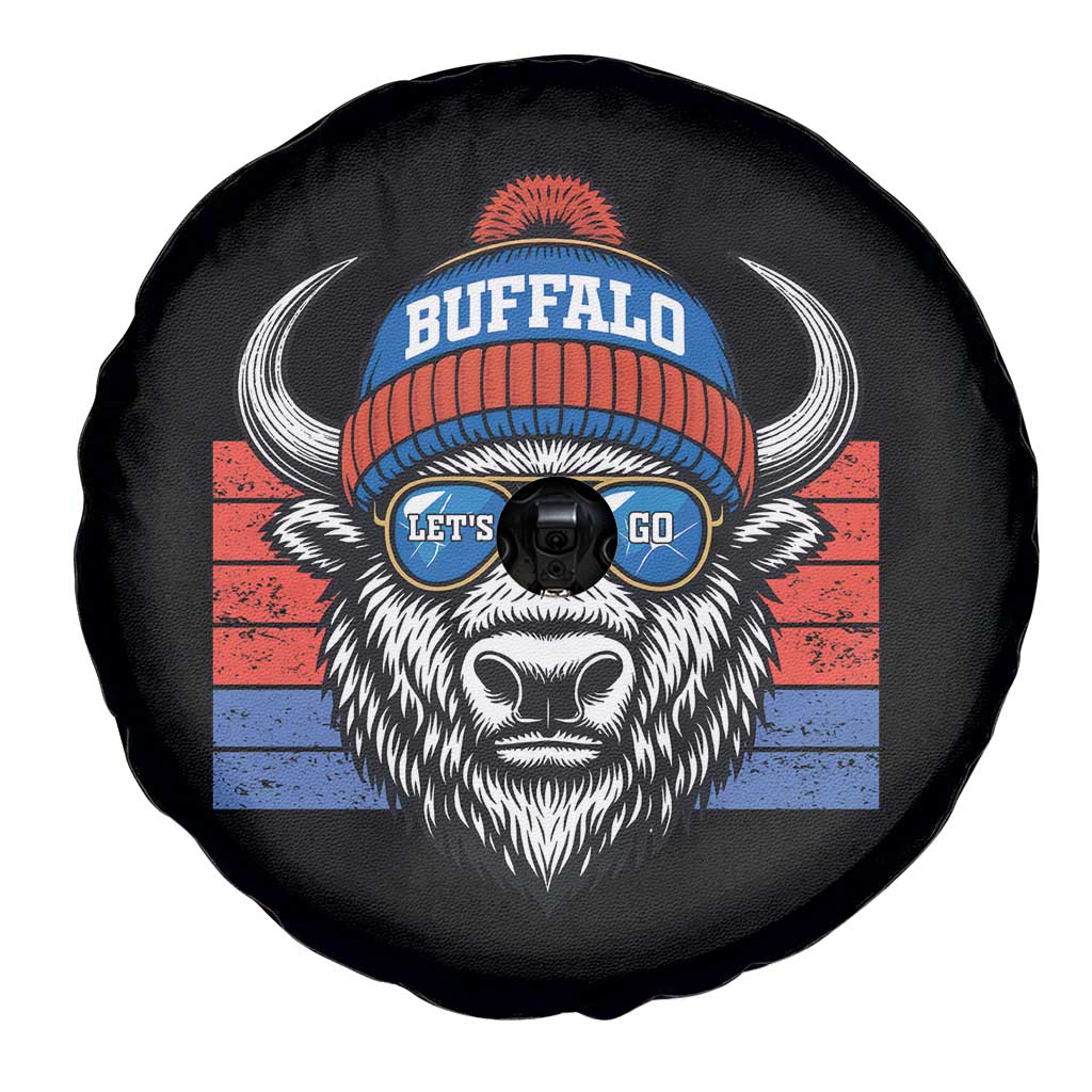 Buffalo Football Spare Tire Cover Vintage 90s Bill Fan Game Day TS10 Print Your Wear