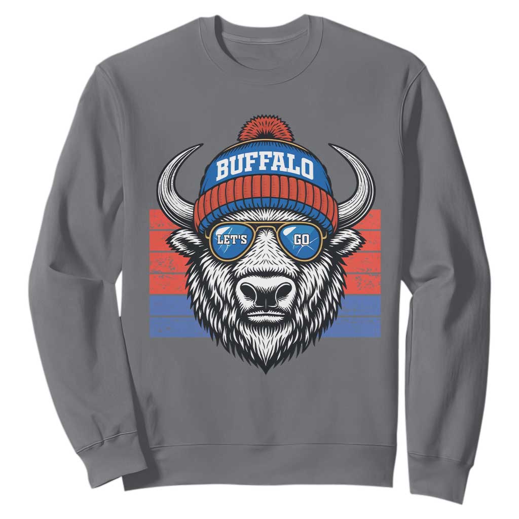 BFB Football Sweatshirt Vintage 90s Sports Fan Game Day TS10 Charcoal Print Your Wear