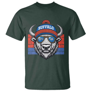 Buffalo Football T Shirt Vintage 90s Bill Fan Game Day TS10 Dark Forest Green Print Your Wear
